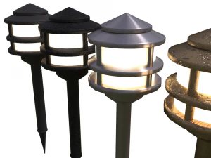 luz solar da paisagem Modelo 3D