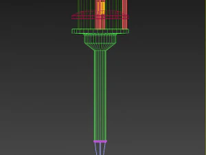 luz solar da paisagem Modelo 3D