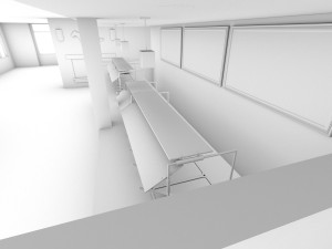 restaurant buffet Modèle 3D