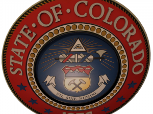 colorado state shield - seal 3D Модель