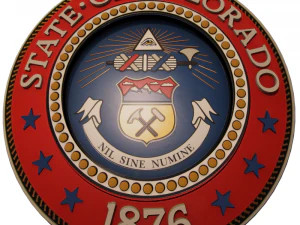 colorado state shield - seal 3D Model