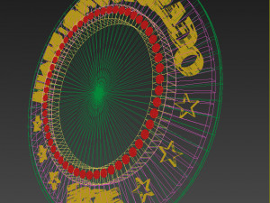 colorado state shield - seal 3D Модель