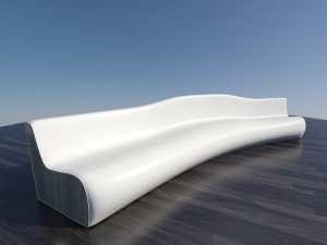 modern sofa Model 3D