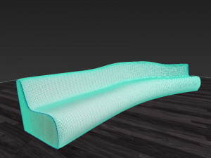 modern sofa 3D 모델