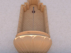 exterior fountain 3D Model