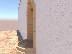 exterior fountain 3D Model