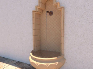 exterior fountain 3D Model