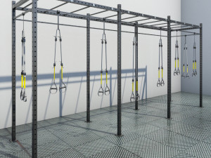 trx gym equiment Model 3D