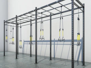 trx gym equiment 3D Model