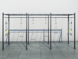 trx gym equiment Modello 3D