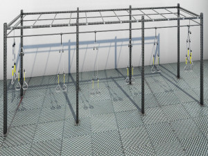 trx gym equiment Modello 3D