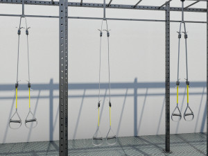 trx gym equiment Modello 3D