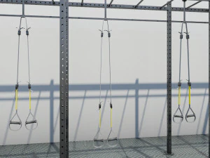 trx gym equiment 3D Model