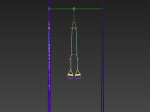 trx gym equiment Modello 3D
