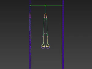 trx gym equiment 3D Model
