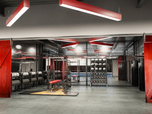 gym - workout - exercise room Modèle 3D