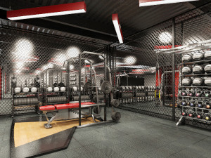 gym - workout - exercise room Modèle 3D