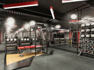 gym - workout - exercise room 3D Model