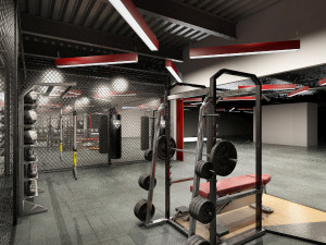 gym - workout - exercise room Modèle 3D