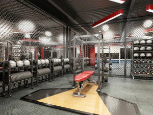 gym - workout - exercise room 3D Model