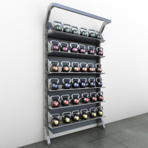 kettle balls and rack Model 3D .c4d .max .obj .3ds .fbx .stl .blend 