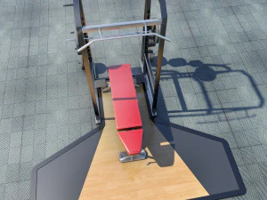 power lift - bench press 3D Model
