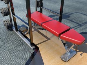 power lift - bench press Model 3D