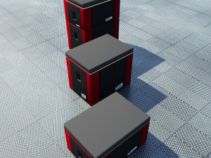 ucs soft plyo boxes 3D 模型
