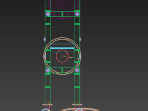 free weight and medicine ball rack Modelo 3D