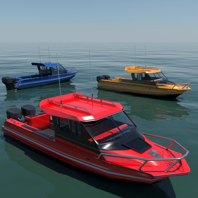 stabicraft 2100 boat 3Dモデル .c4d .max .obj .3ds .fbx .stl .blend