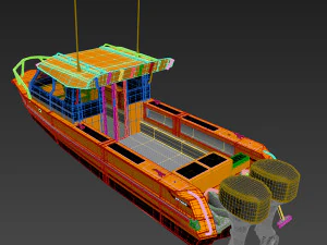 stabicraft 2100 boat 3D Model