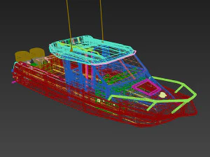 stabicraft 2100 boat 3D Model