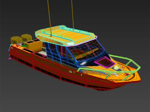 stabicraft 2100 boat 3D Model