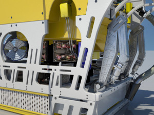 detailed rov remote operating vehicle 3Dモデル