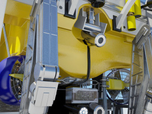 detailed rov remote operating vehicle 3Dモデル