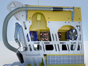 detailed rov remote operating vehicle 3Dモデル