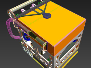 detailed rov remote operating vehicle 3Dモデル