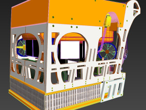 detailed rov remote operating vehicle 3Dモデル