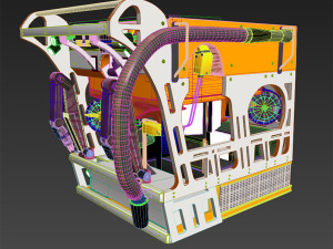 detailed rov remote operating vehicle 3Dモデル