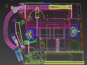 detailed rov remote operating vehicle 3Dモデル