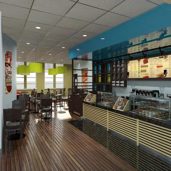restaurant - bistro 3D Model .c4d .max .obj .3ds .fbx .stl .blend 