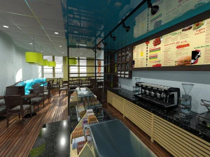 restaurant - bistro 3D Model