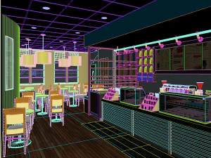 restaurant - bistro 3D Model