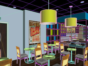 restaurant - bistro 3D Модель