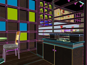 restaurant - bistro 3D Model