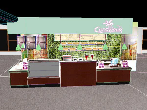 coffee kiosk 3D Model