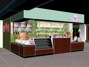 coffee kiosk 3D Model