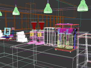 coffee kiosk 3D मॉडल
