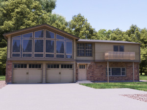 single family house 3D 모델