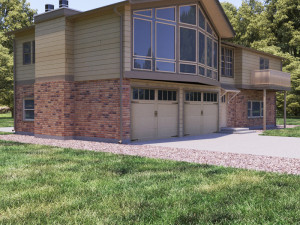 single family house 3D 모델